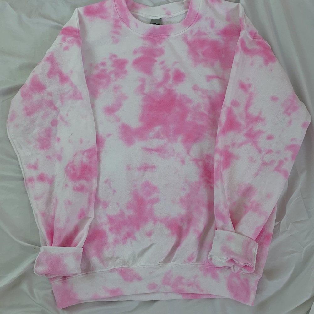 Bubblegum Tie dye Crewneck Sweater